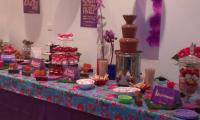 The Nalpantidis's provided their guests with a diddleley scrumptious chocolate fountain desert buffet at their 21st birthday party.