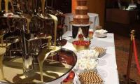 More than 1 chocolate fountain.  Why not?  When catering to larger crowds you can mix up the fountains to wow your guests.